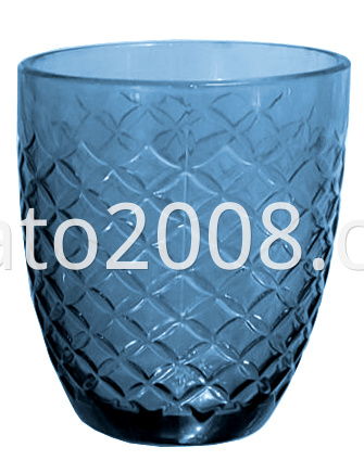 glass tumbler-Blue